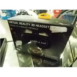 UTOPIA 360 VIRTUAL REALITY 3D HEADSET - FOR SMART PHONE