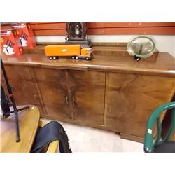 ART DECO BURL WALNUT SIDEBOARD circa. 1930