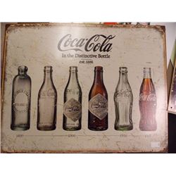 MEMORABILIA - METAL SIGN - COCA-COLA