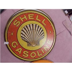AUTOMOBILIA MEMORABILIA - METAL SIGN - SHELL GASOLINE