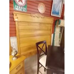 VINTAGE EAST LAKE QUEBEC ASH SINGLE HEADBOARD - CIRCA 1870