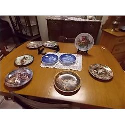COLLECTOR PLATES - CHRISTMAS THEM - 9 TTL