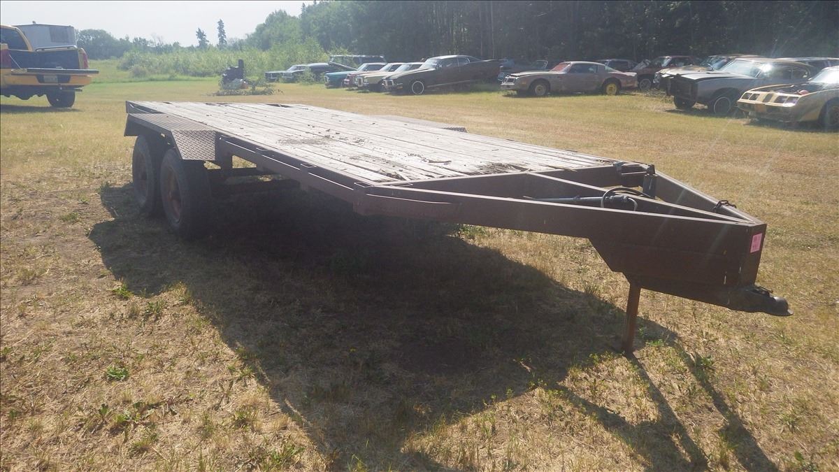 TANDEM AXLE BUMPER HITCH TRAILER 16X6 MOBILE HOME AXLES