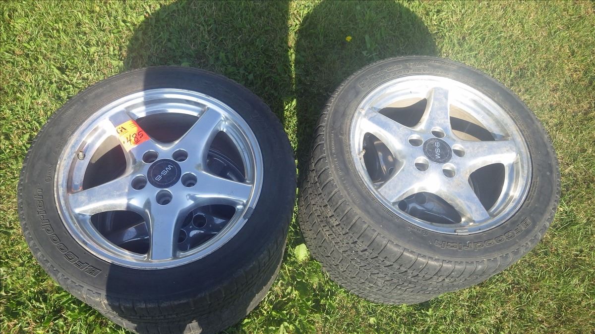 SET OF 4 1990 TRANS-AM RIMS AND TIRES BF GOODRICH RADIAL TA 275/40/ZR16