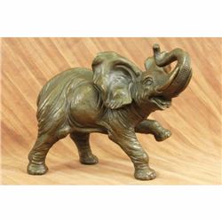 African Elephant Bronze Sculpture
