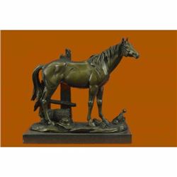Hot Cast Stallion Mere Horse Classic Bronze Sculpture
