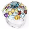 Image 1 : Natural Multi Gemstone Ring