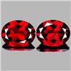Image 1 : Natural Deep Red Mozambique Garnet Pair 9x7 mm - VVS