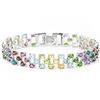 Image 1 : Natural Multi Gemstone 115 Carats Bracelet