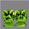 Image 1 : Natural Cushion Peridot Pair 7.00 MM - VVS
