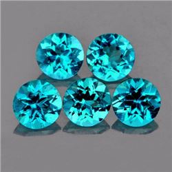 Natural Brazil Blue Apatite 4.20 MM (Flawless-VVS1)