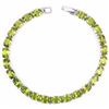 Image 1 : Natural Top Green Peridot 79 Carats Bracelet