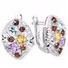 Image 1 : Natural Multi Gemstone EarRing