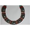 Tibet Hand Made Natural Turquoise & Coral Necklace