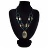 Image 1 : Natural Diamond Polished Stone Hand Made Necklace