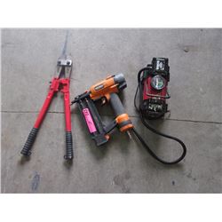 Ridgid Air Stapler, Bolt Cutters & More