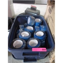 Large Bin of Blue Tuck Tape