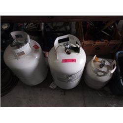 3 Propane Tanks