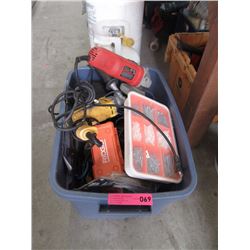 Box of Hand Tools, Power Tools & More