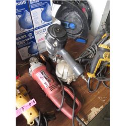 Air Ring Nailer & Angle Grinder
