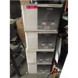 4 New Levico "Nassima" Hanging Light Fixtures