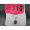 Image 1 : 1.9 CT Emerald & Diamond Necklace