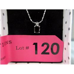 Garnet & Diamond Necklace