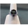 Image 1 : Stunning 6 CT Mystic Topaz Solitaire Ring