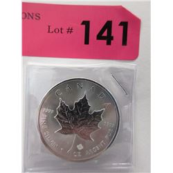 1 Oz. .9999 Fine Silver Canada Maple Leaf Coin