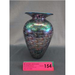 Hand Blown Art Glass Vase
