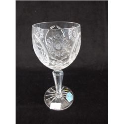 8 Vintage Hand Cut Crystal Glasses