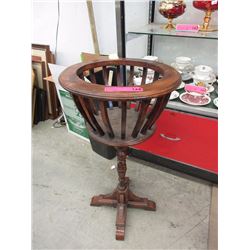 32" Wood Fern Stand