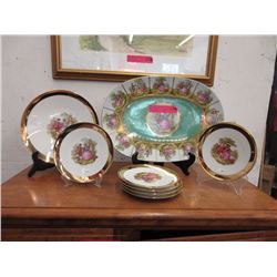 7 Pieces of Bavarian Porcelain China