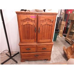 Pine Chest-on-Chest Dresser