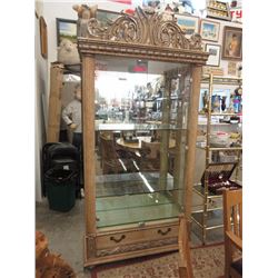 Ornate Rococo Style Display Cabinet