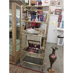 Brass & Glass Shelf