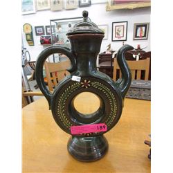 Large Pottery Decanter