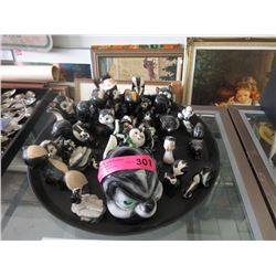 Large Quantity of Skunk Figurines