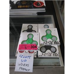 6 New Illuminated Fidget Spinners