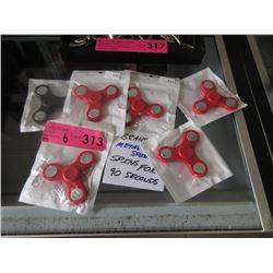 6 New Metal Fidget Spinners