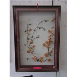 Shadowbox Framed Dogwood Blossoms