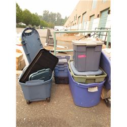 11 Totes - Some with Lids