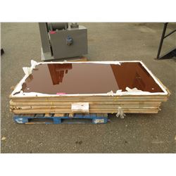 Skid of Glass Table Tops