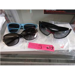 3 Pairs of New Designer Sunglasses - Floor Samples