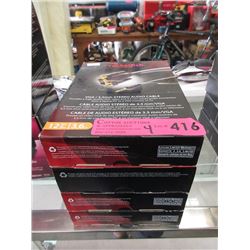 4 Rocketfish VGA 3.5mm Stereo Audio Cables