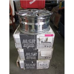 4 MSR Alloy Wheels