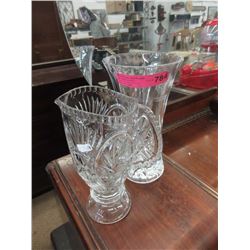 Glass Vase & Jug