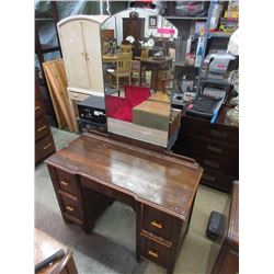 4-Drawer Vanity with Mirror