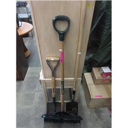 3 Assorted Shovels