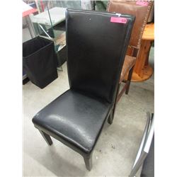 Bonded Leather High Back Accent Chair